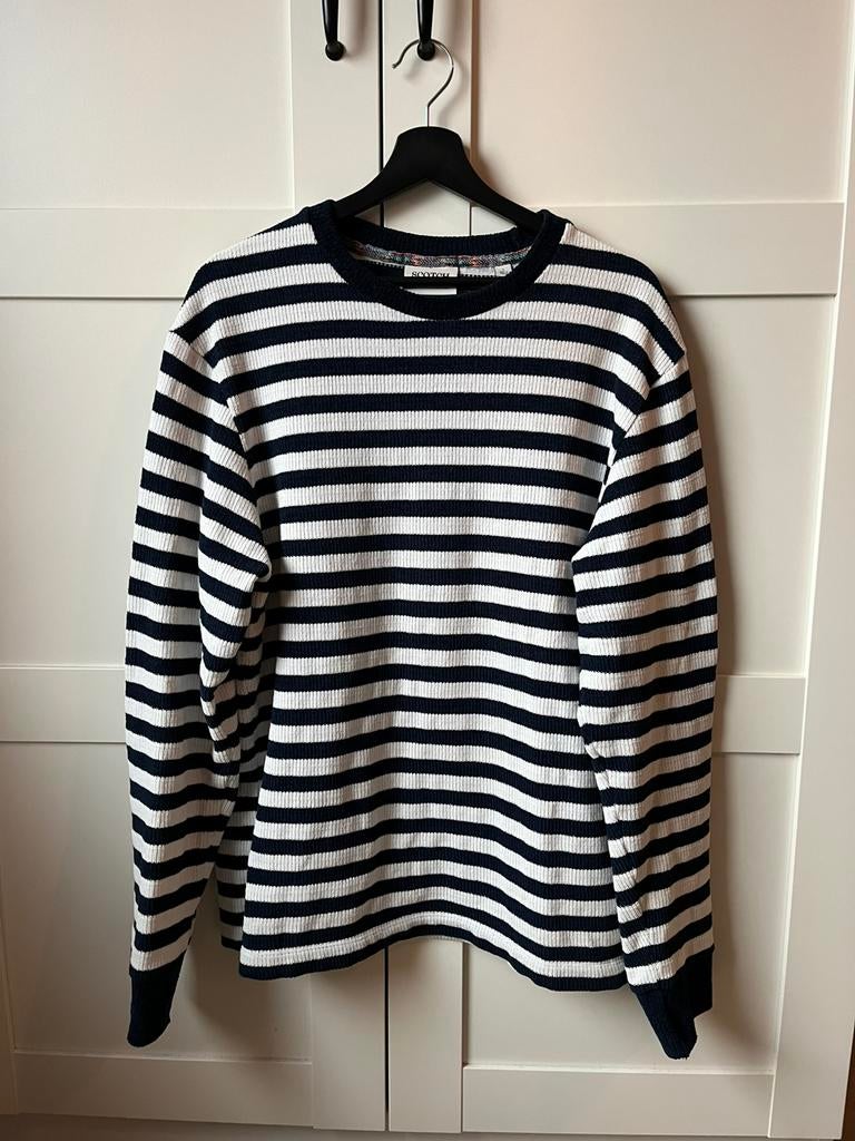 Nieuwe trui scotch & soda maat L, Ophalen of Verzenden, Nieuw, Maat 52/54 (L), Blauw