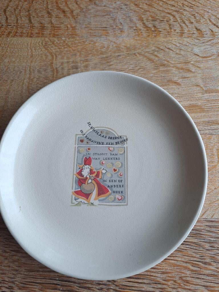 Sinterklaas bord 10, Antiek en Kunst, Ophalen of Verzenden