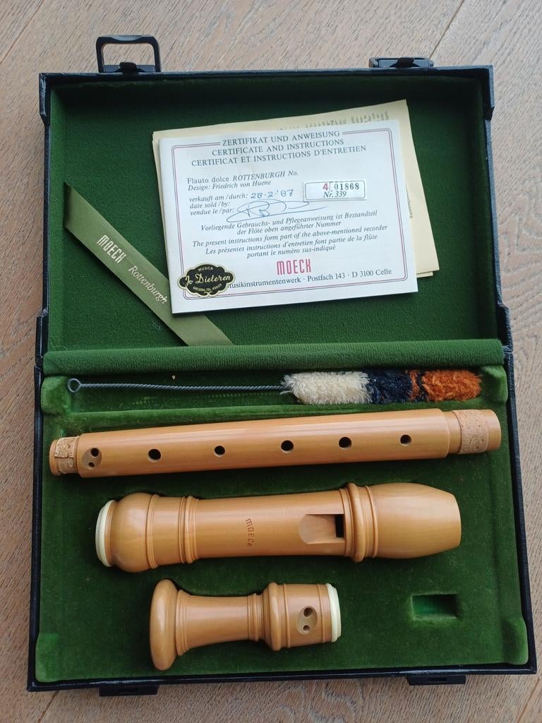 Moeck Rottenburgh altblokfluit, Ophalen of Verzenden, Zo goed als nieuw, Alt