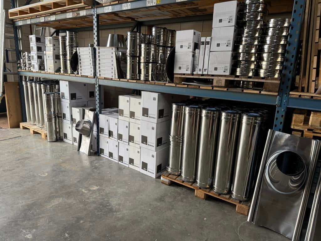 Isoduct Rookkanaal - 10 %Korting!, Huis en Inrichting, Kachels, Nieuw, Hout, Ophalen of Verzenden