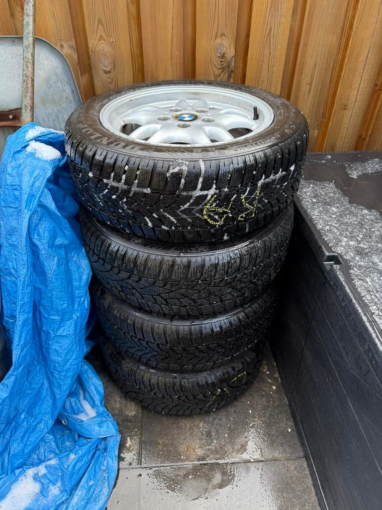 bmw velgen en zgan banden, 19 inch, 205 mm, Winterbanden, Ophalen of Verzenden