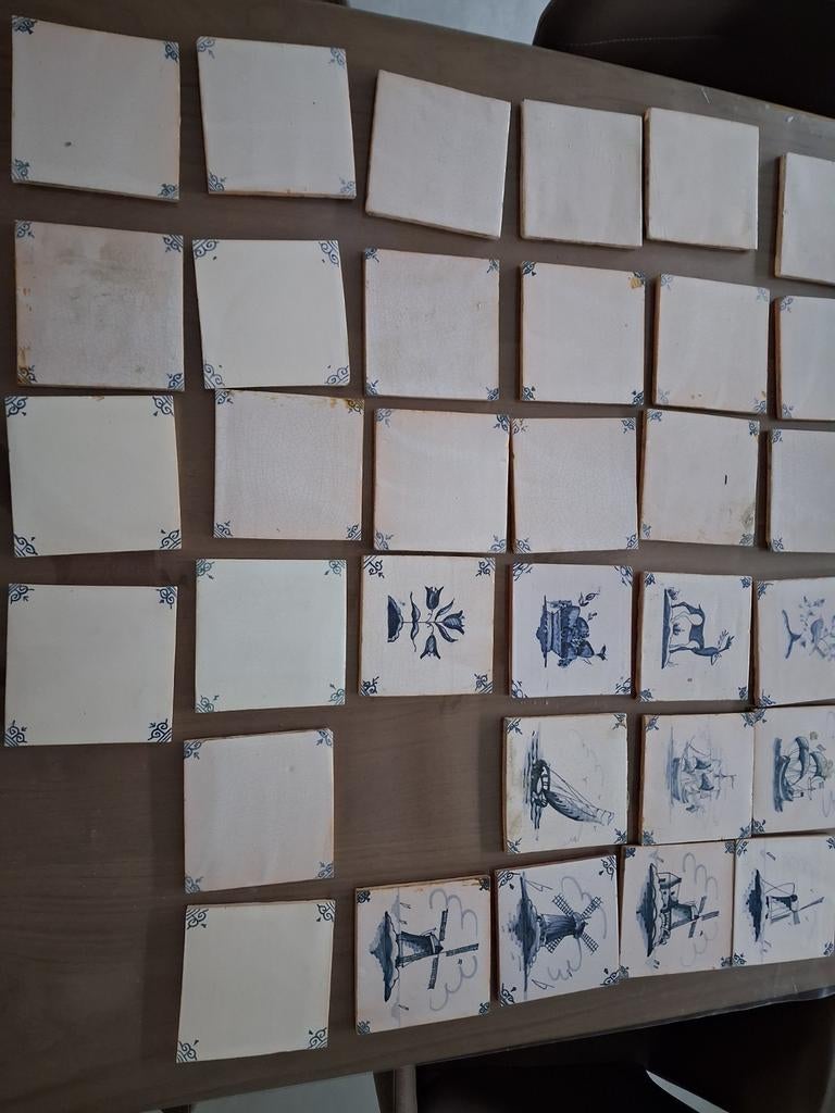 Makkum tegeltjes, Doe-het-zelf en Verbouw, Ophalen, Minder dan 20 cm, Minder dan 20 cm, Minder dan 5 m²