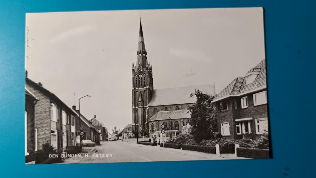 Den Dungen H. Hartplein 1971, Verzamelen, Ansichtkaarten | Nederland, Ophalen of Verzenden, 1960 tot 1980, Gelopen, Noord-Brabant