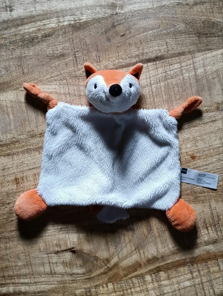 Knuffeldoekje Vos Hema zgan, Ophalen of Verzenden, Zo goed als nieuw, Overige typen