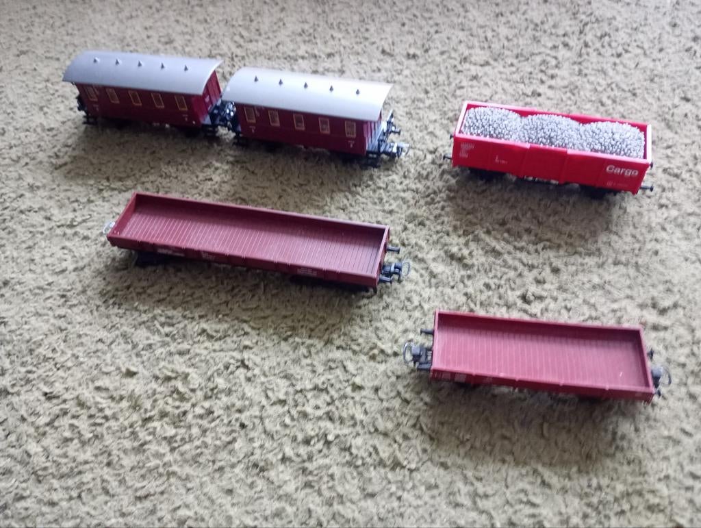 Modeltreinen rails, wagens, travo, Gebruikt, Gelijkstroom, Rails, Ophalen of Verzenden