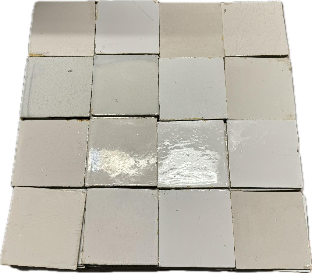 Witjes 13 x 13 cm zowel de echte oude als replica., Ophalen of Verzenden