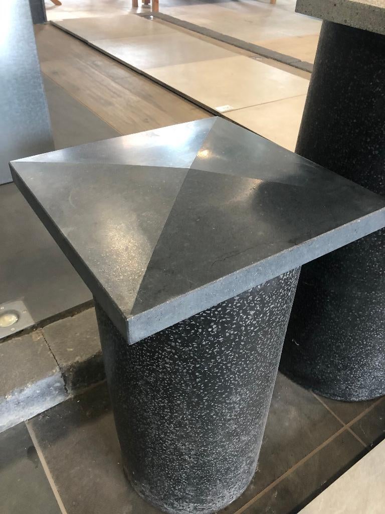 paalmutsen muurafdekkers kleurvast donker graniet vine black, Ophalen, Nieuw, Bakstenen