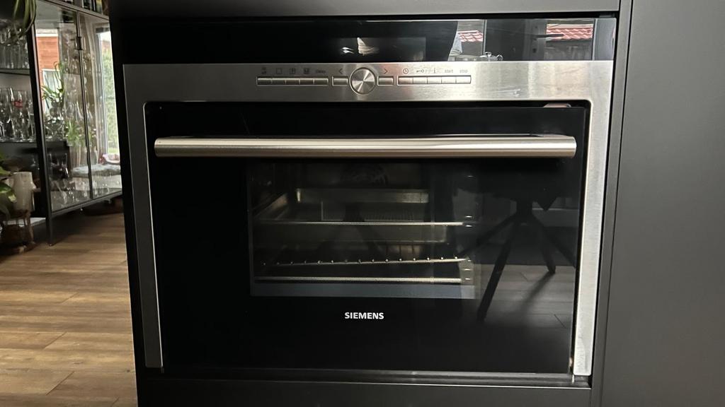 Siemens HLHB36 Compacte Stoomoven - Inbouw, Witgoed en Apparatuur, Ovens, Gebruikt, Inbouw, Oven, Minder dan 45 cm, 60 cm of meer