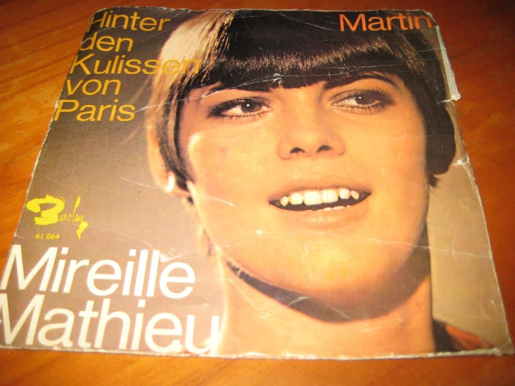 Mireille Mathieu: Hinter den Kulissen von Paris, Ophalen of Verzenden, Zo goed als nieuw, Pop, Single