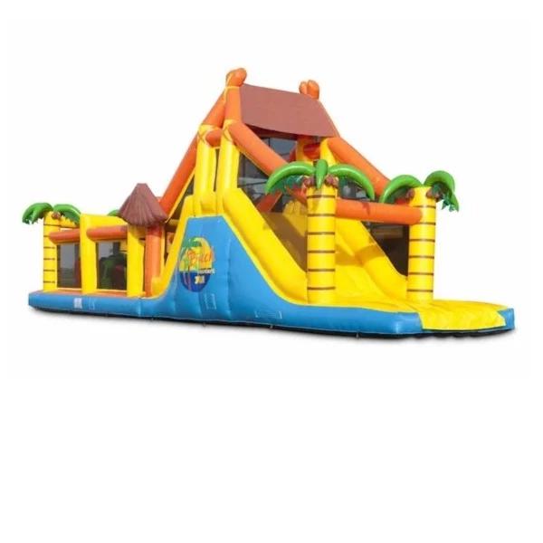 Beach run 17m stormbaan springkussen te huur, Ophalen, Zo goed als nieuw, Overige