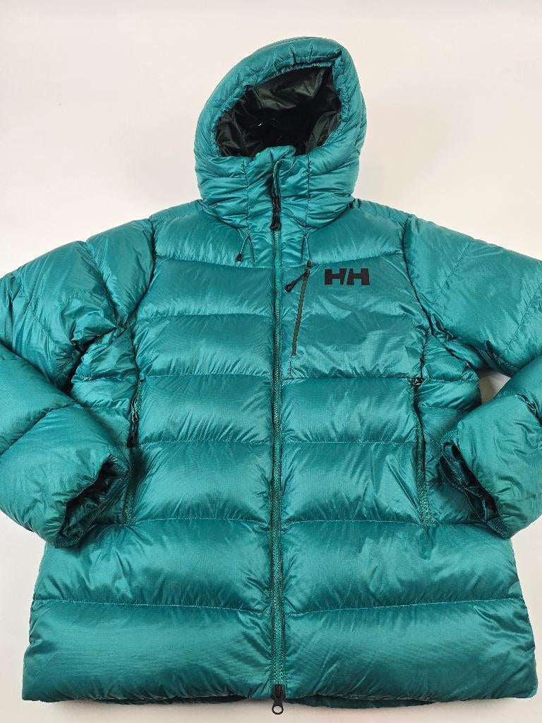 Helly Hansen Odin Polar Down Jacket turqouise Heren L, Ophalen of Verzenden, Gedragen, Maat 48/50 (M), Jack
