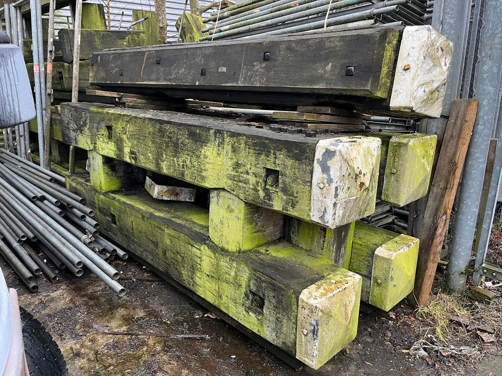 Meerpaal +-3 meter, Ophalen of Verzenden, Zo goed als nieuw, 250 cm of meer, Palen