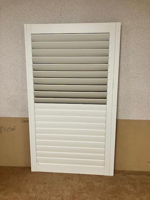 shutter, Ophalen, 100 tot 150 cm, Wit, Nieuw