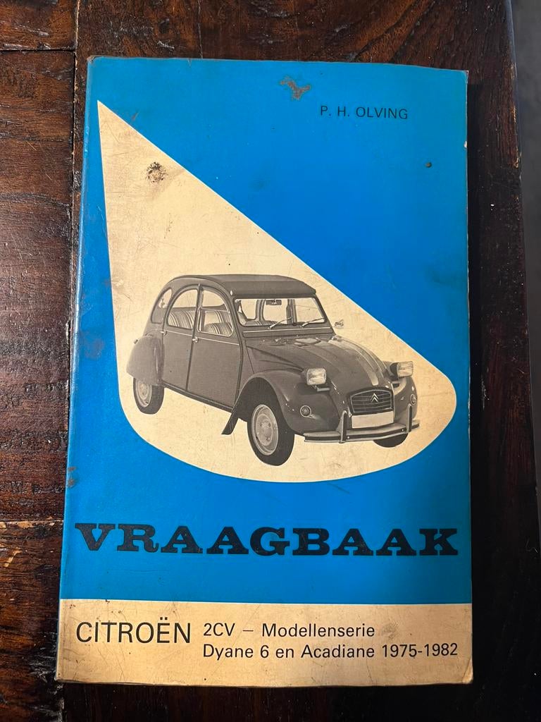 Vraagbaak Citroen 2CV 1975-1982, Auto diversen, Handleidingen en Instructieboekjes, Ophalen of Verzenden