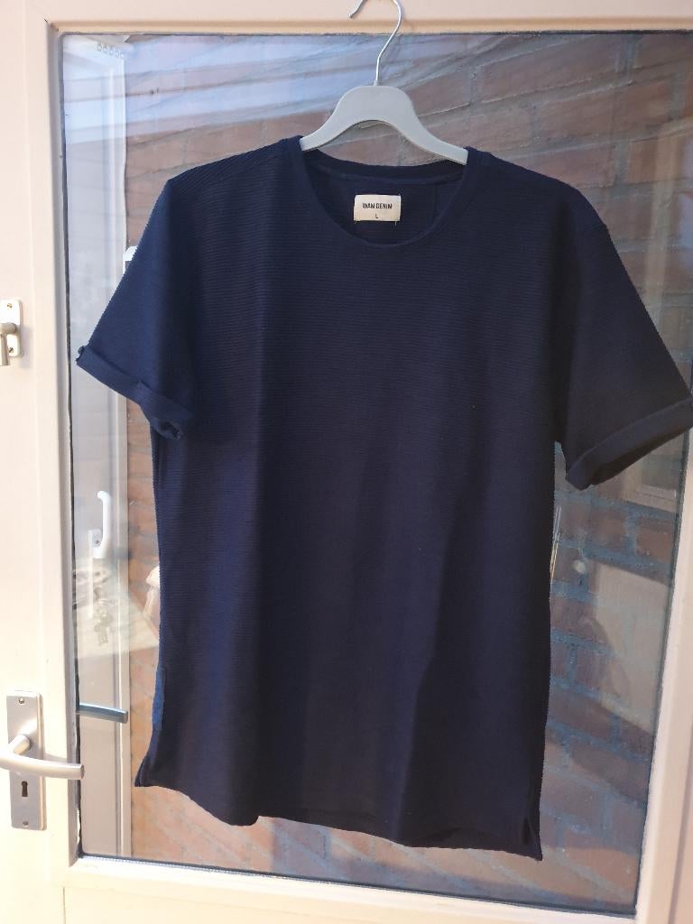 SHIRT m. L WAMM DENIM , dkr. blauw, Maat 52/54 (L), Blauw, Ophalen of Verzenden, Zo goed als nieuw