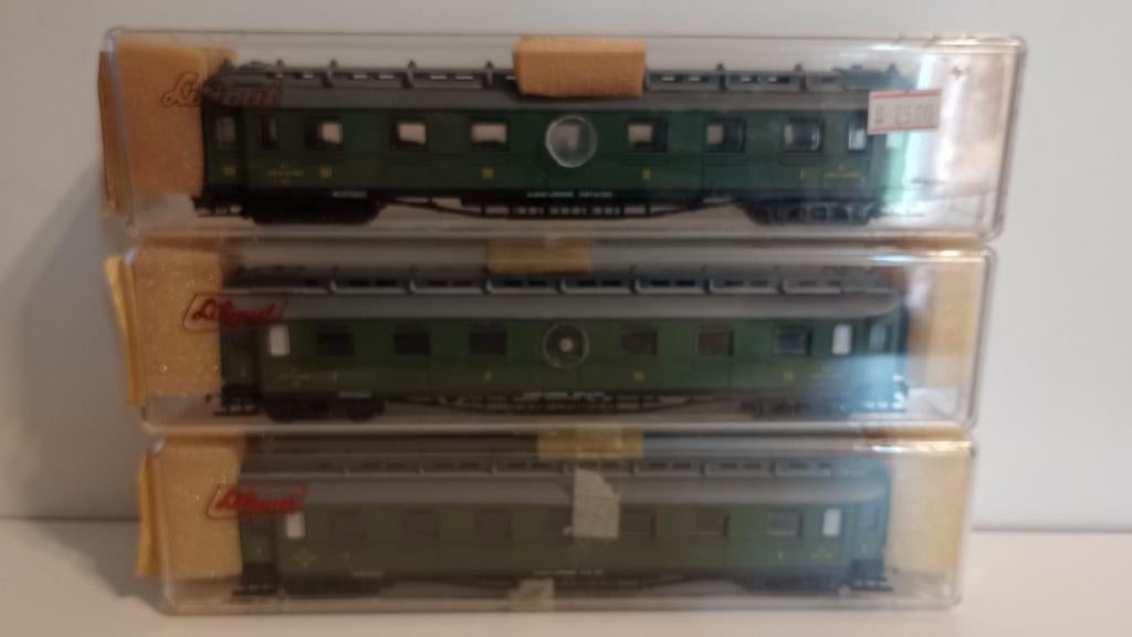 Liliput rijtuigen Alsace-Lorraine., Gelijkstroom, Wagon, Ophalen of Verzenden, Zo goed als nieuw