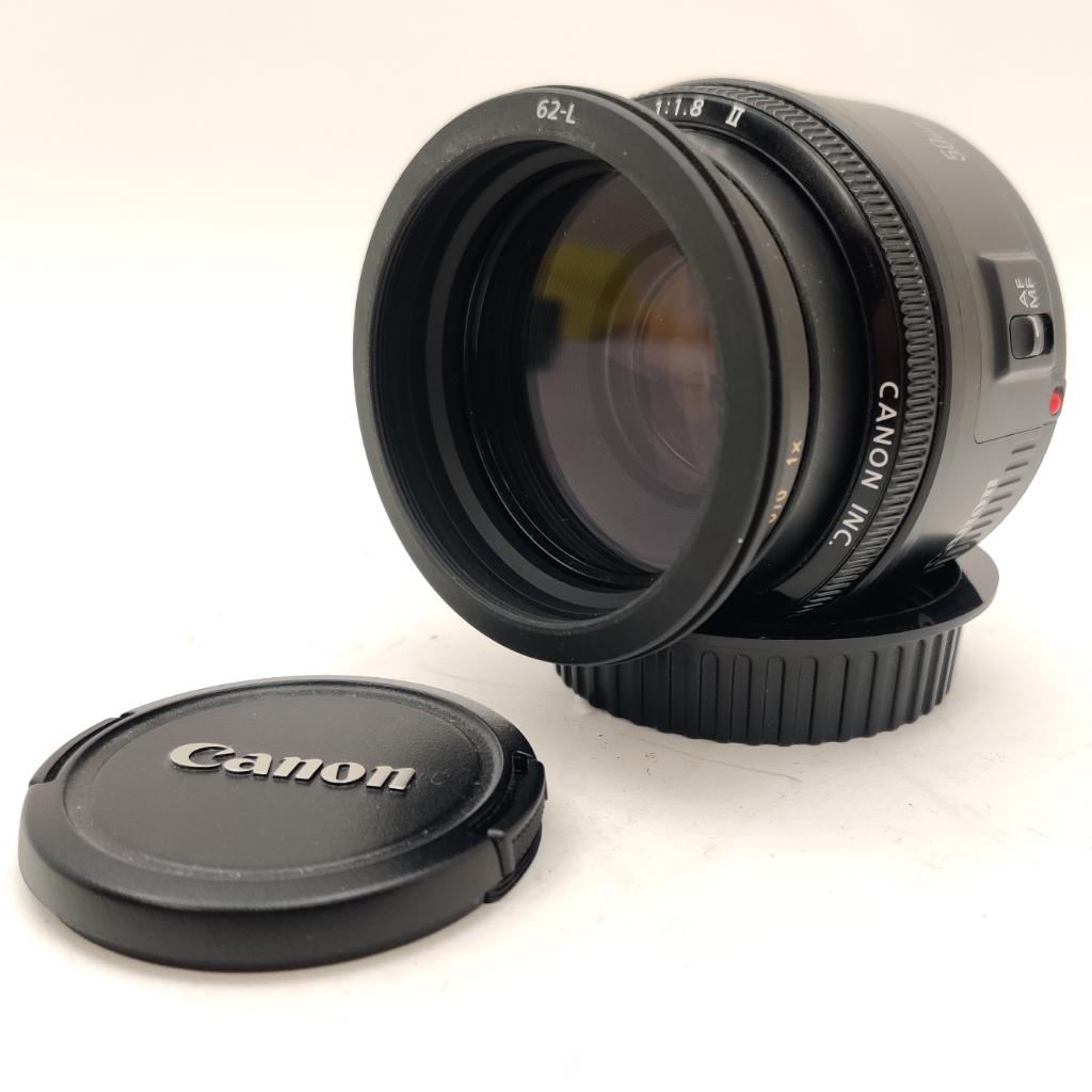 Canon 50mm EF lens F 1:1.8 nu voor:€79.99, Canon, C, Ophalen of Verzenden, Zo goed als nieuw