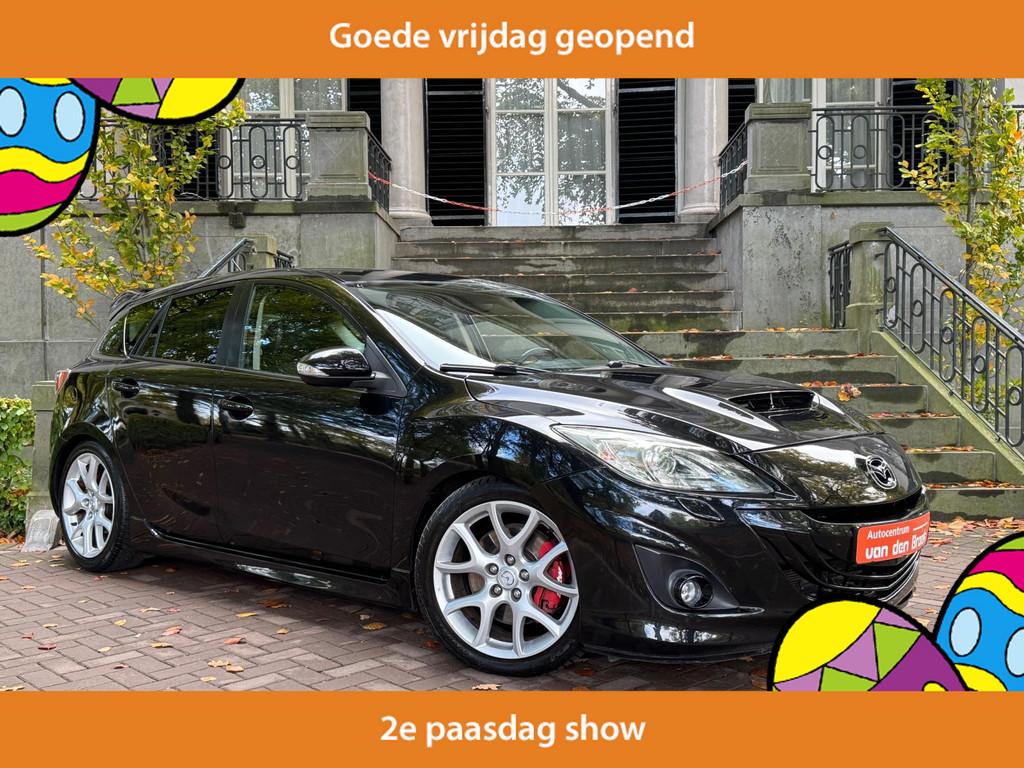 Mazda 3 2.3 DiSi Turbo MPS 260Pk Xenon Navi Climate Cruise C, Auto's, Mazda, Voorwielaandrijving, Gebruikt, 4 cilinders, Leder en Stof