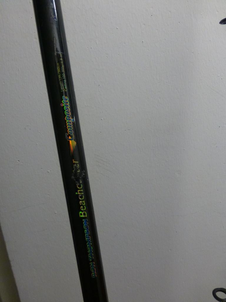 strandhengel met molen, Ophalen, Gebruikt, Complete hengel