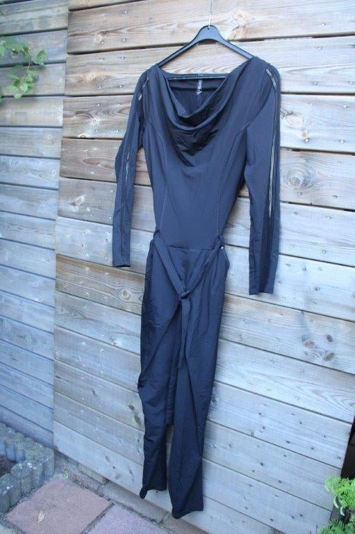 Jumpsuit zwart ZIP73 mt M travelstof Vaste prijs, Maat 38/40 (M), Zwart, Zip73, Ophalen of Verzenden