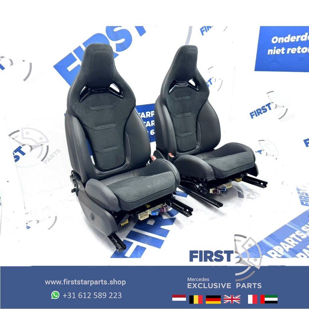 W206 C63 AMG Recaro KUIP STOELEN SET C63s S206 E PERFORMANCE, Gebruikt, -, Ophalen of Verzenden, -