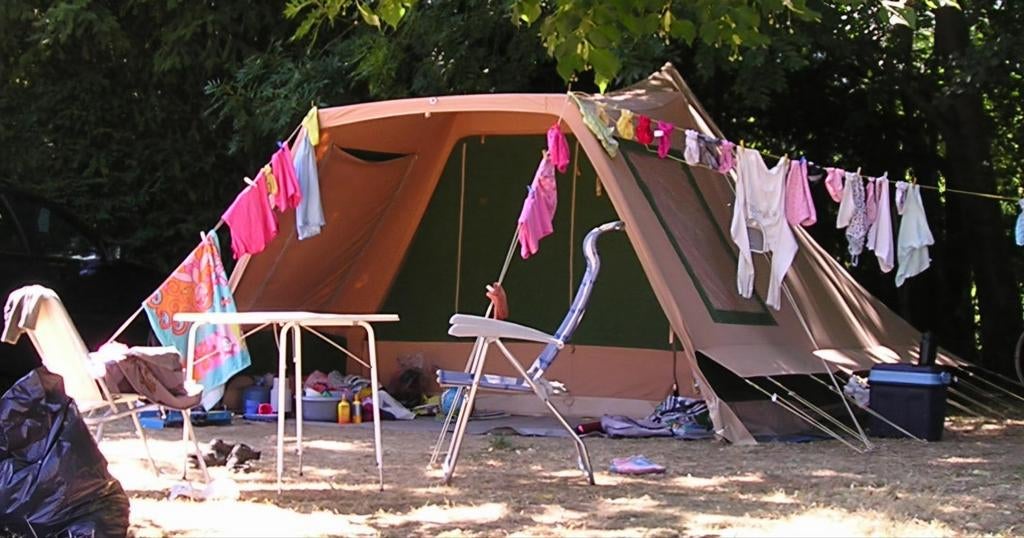 4 persoons Piramide / Stormvogel tent van Vrijbuiter, Ophalen, Gebruikt, Tot en met 4