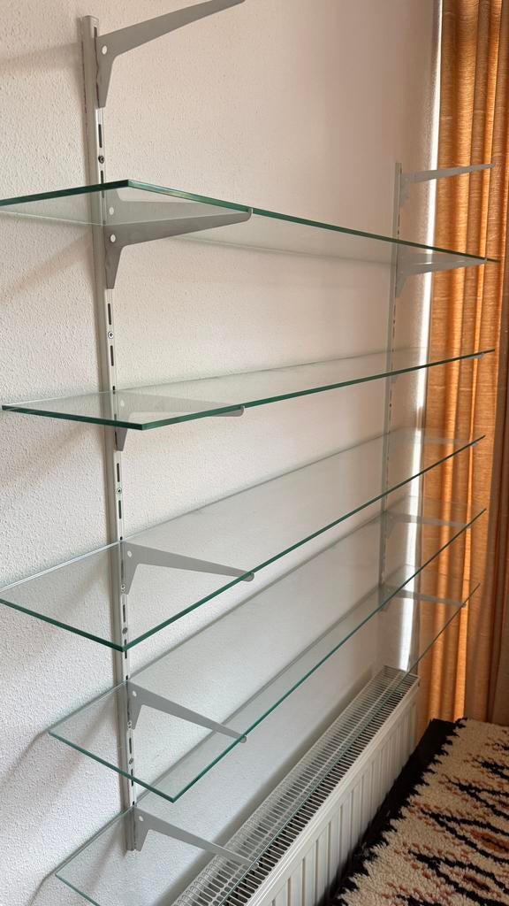 Wandrails met dragers en glazen platen, Ophalen of Verzenden, Zo goed als nieuw