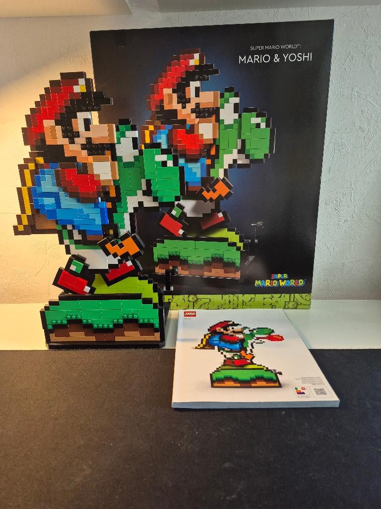 Lego Super Mario World 71438 Mario & Yoshi, Ophalen of Verzenden, Gebruikt, Complete set, Lego