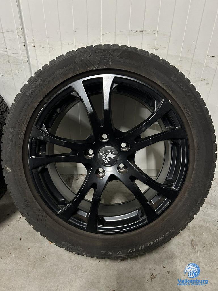 8-9mm! Opel Insignia B Zafira Tourer 17 inch zwarte velgen 5, Gebruikt, -, -, Banden en Velgen