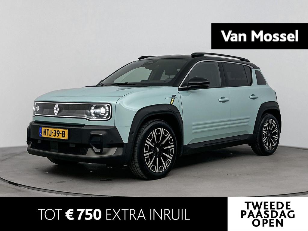 Renault 4 Comfort Range Iconic 52 kWh 150PK | Google Navigat, Stof, Gebruikt, 150 pk, Blauw