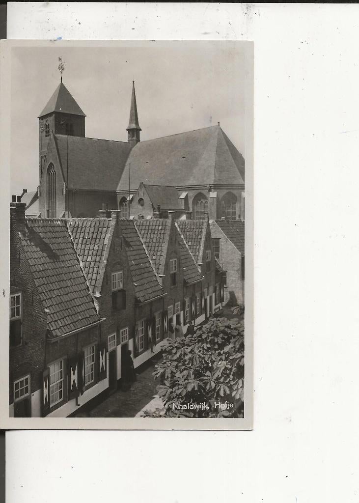 Naaldwijk Hofje bij de Kerk Valstar, Ophalen of Verzenden, 1940 tot 1960, Gelopen, Zuid-Holland