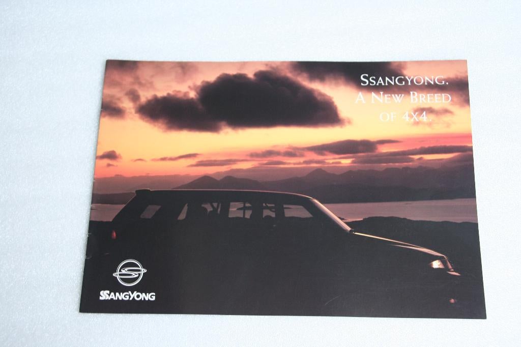 Folder SsangYong Musso (10), Ophalen of Verzenden, Nieuw, Overige merken