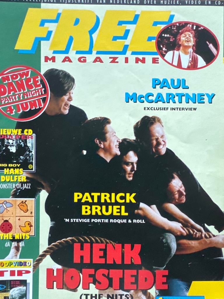 Free Magazine met Paul McCartney, Patrick Bruel, Metallica, Ophalen of Verzenden, Gelezen, Muziek, Film of Tv