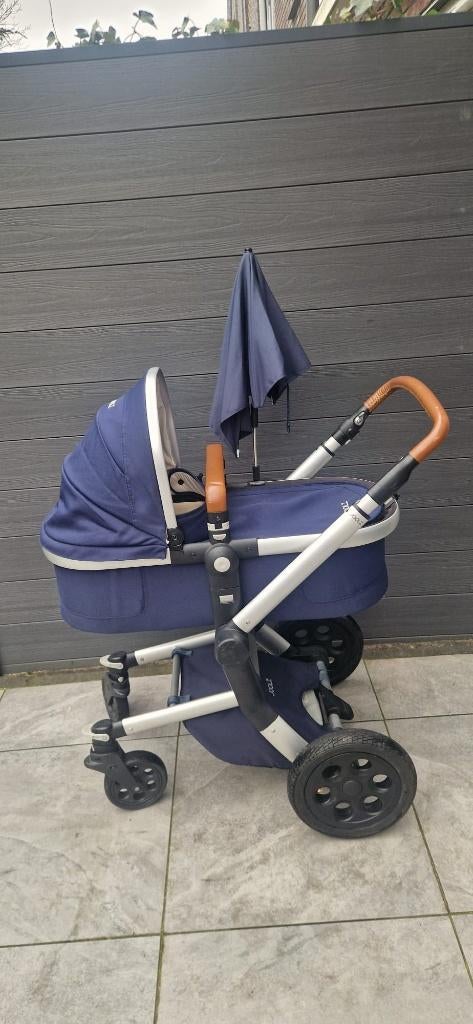 Joolz Day kinderwagen Parrot Blue incl. accessoires, Gebruikt, Verstelbare duwstang, Combiwagen, Ophalen