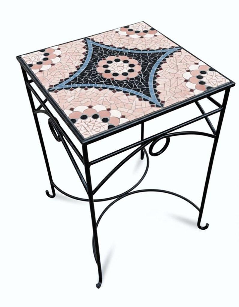 Diverse tuintafels met mozaiek, Tuin en Terras, Tuintafels, Ophalen of Verzenden, Nieuw, Rond, Overige materialen