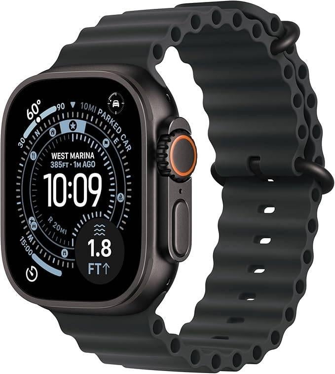 Apple Watch Ultra 3 49mm Black Titanium Black Ocean Band, Apple Park Way Cupertino, Apple, Nieuw, Info@apple.com