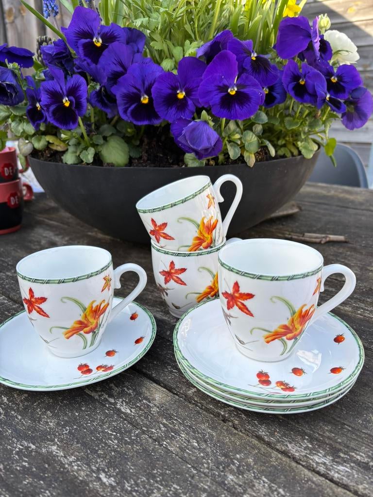 Janneke Brinkman 4 kop en schotels, Verzenden, Zo goed als nieuw, Overige typen