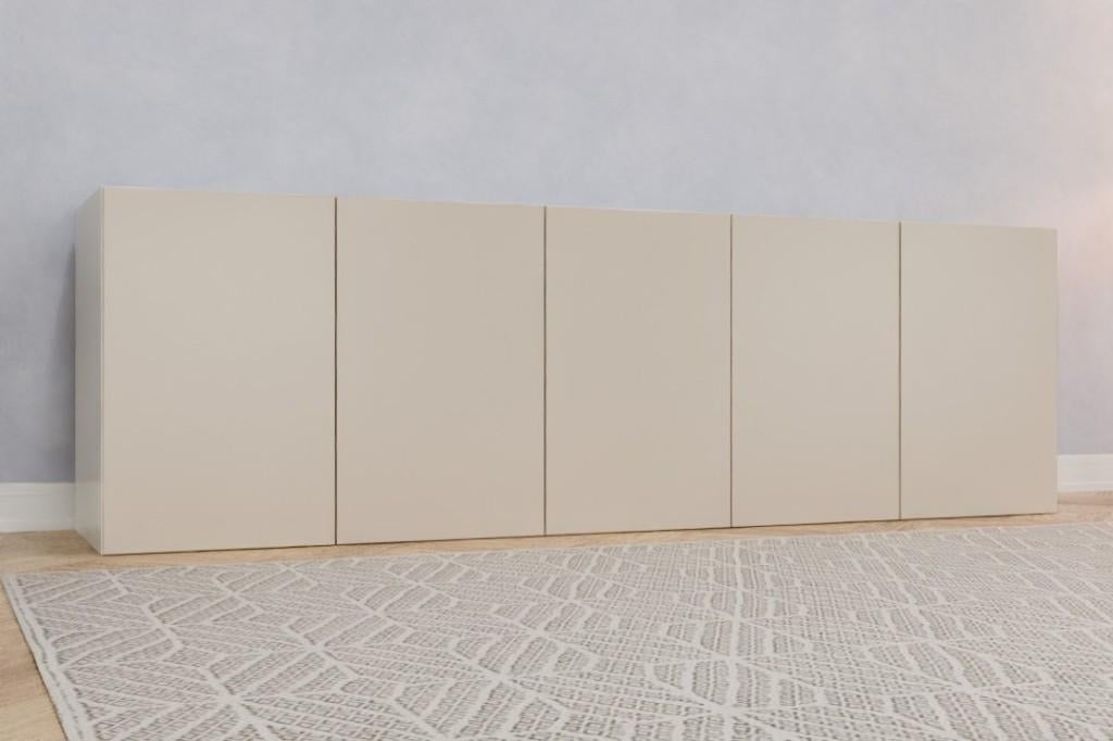 Poliform slaapkamerkast wit, Ophalen, Met deur(en), 100 tot 150 cm, Zo goed als nieuw