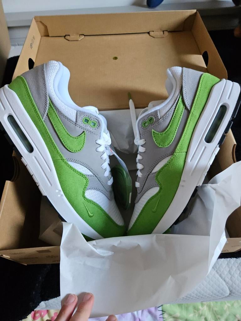 Nike Air Max 1 Patta Chlorophill, Wit, Nike, Nieuw, Ophalen of Verzenden