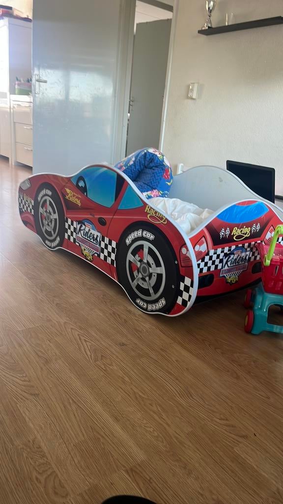 autobed, Kinderen en Baby's, Kinderkamer | Bedden, Ophalen of Verzenden, 180 cm of meer, 85 tot 100 cm, Matras