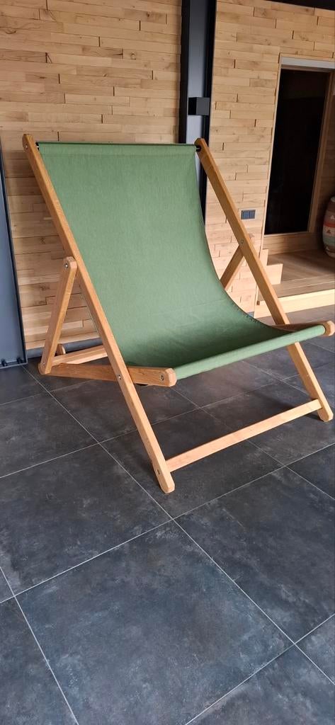 MEGA STRANDSTOELEN, Tuin en Terras, Ophalen, Nieuw, Hout, Inklapbaar