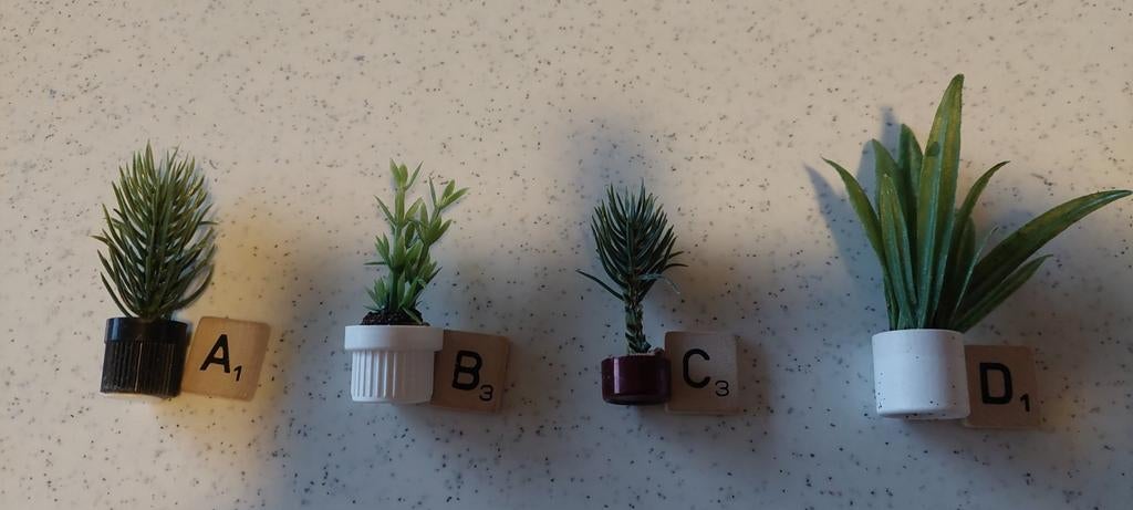 Plantjes per stuk voor poppenhuis, Ophalen of Verzenden, Zo goed als nieuw, Poppenhuis