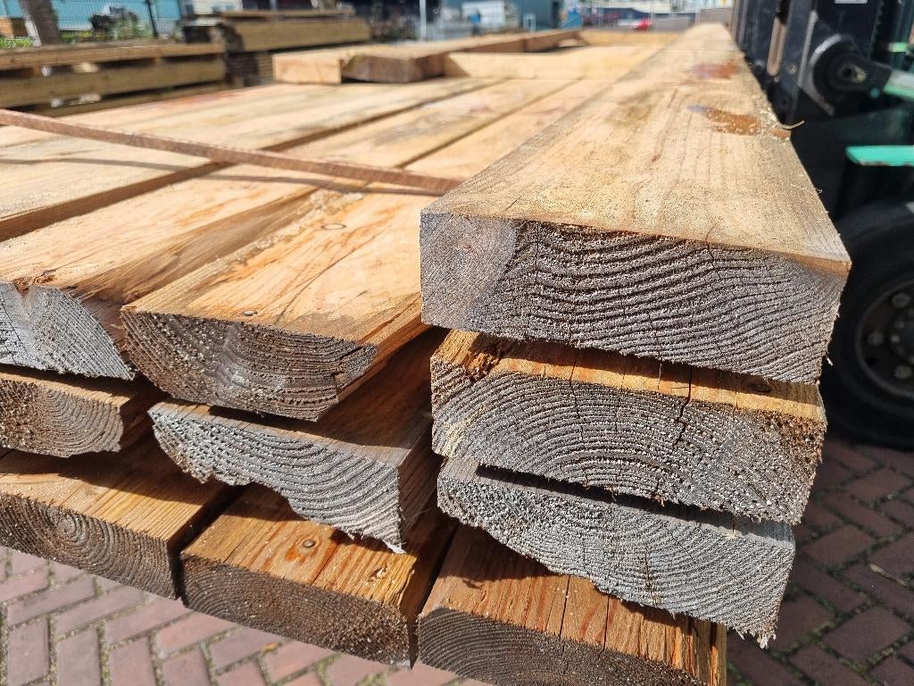 Douglas balken fijnbezaagd 5.0x16.5 cm - nr: TB10, Ophalen, Nieuw, 250 cm of meer, Balken