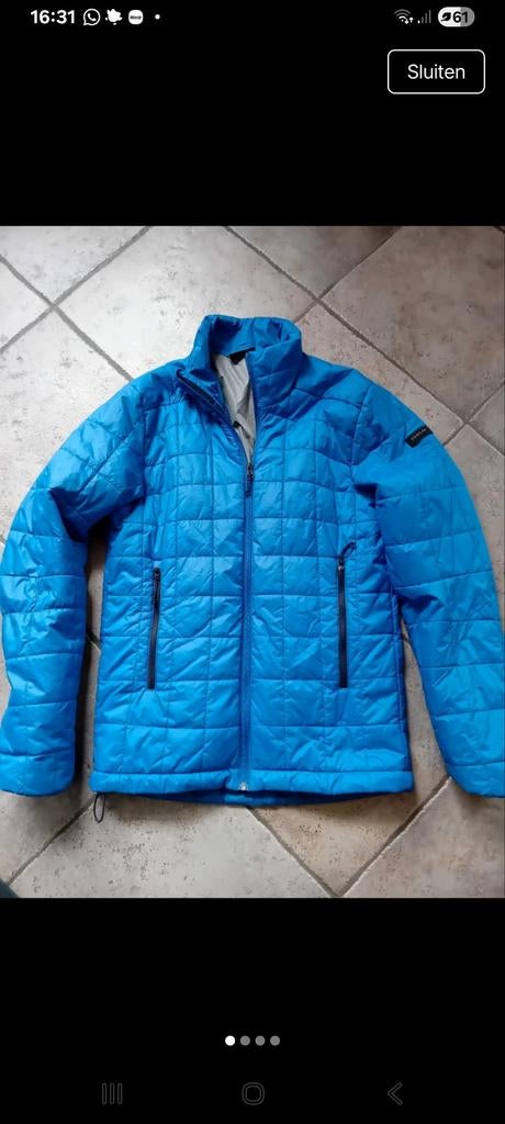 Forclaz dons dunne tussenjas maat S, Blauw, Forclaz, Ophalen of Verzenden, Gedragen