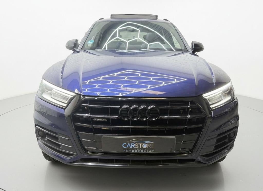 Audi Q5 2.0 TFSI quattro 3x S LINE PANO VIRTUAL ACC CAM LEER, Automaat, Gebruikt, 4 cilinders, Blauw