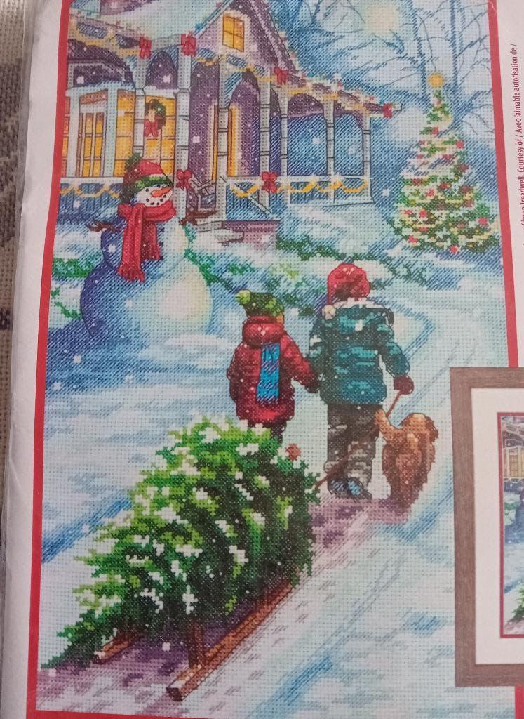 Borduurpakket Christmas Traditions van Dimensions, Ophalen of Verzenden, Nieuw, Borduurpakket