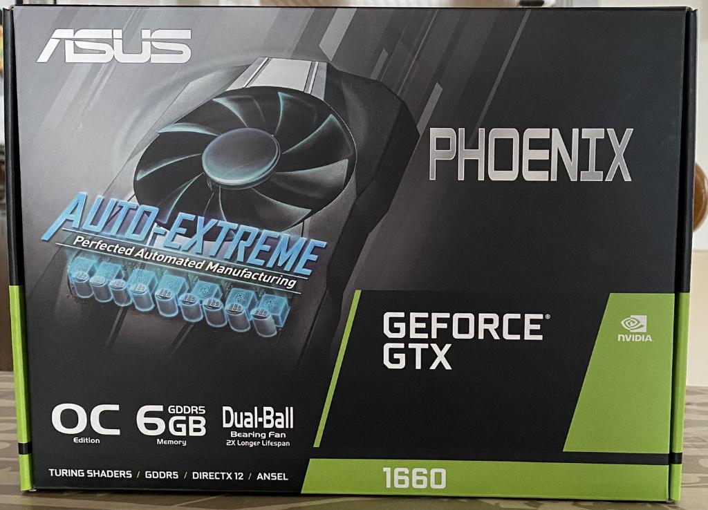 AsusnVidia Geforce GTX  1660 6GB geheugen OC Edition, Computers en Software, Videokaarten, PCI-Express 3, Gebruikt, HDMI, Ophalen of Verzenden