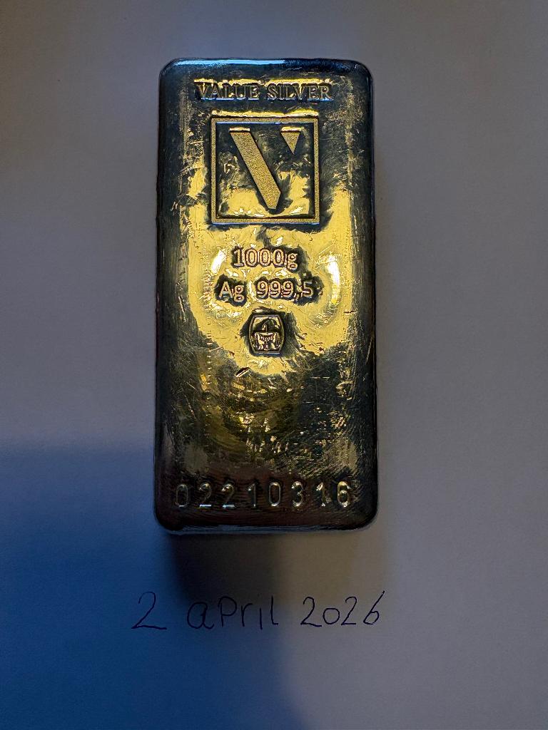 Zilverbaar 1KG, Ophalen, Zilver