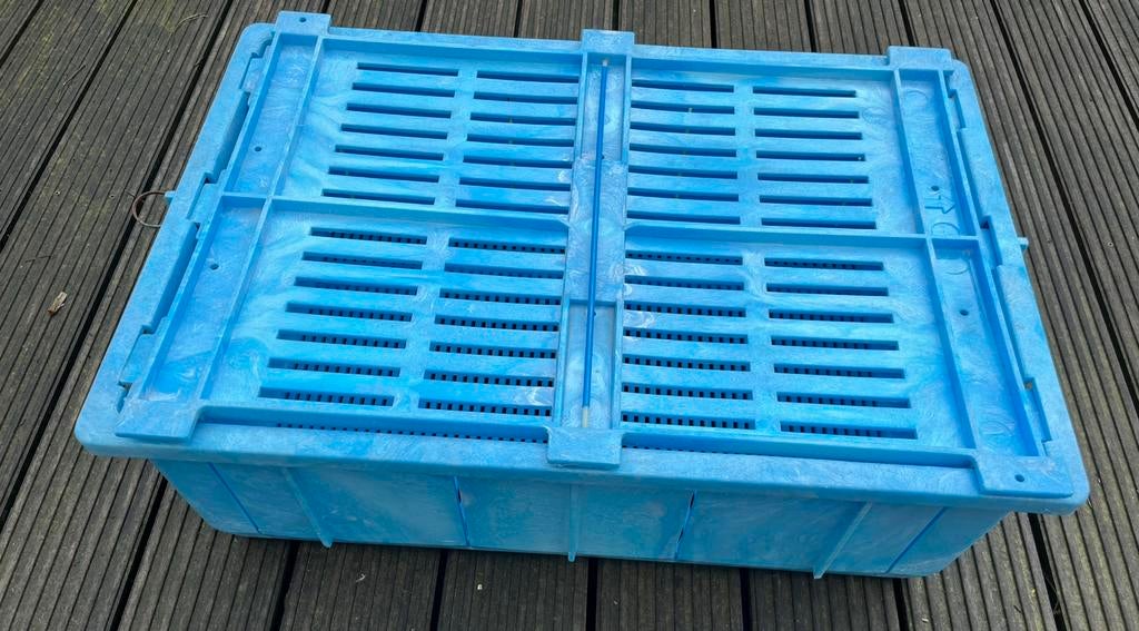 Mooie blauwe koi drijfbak of drijfende koi basket, Ophalen, Zo goed als nieuw, Overige typen