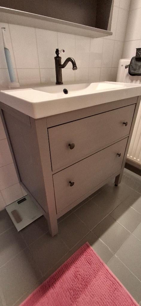 Hemnes badkamermeubel, Huis en Inrichting, Badkamer | Badkamermeubels, Ophalen, Overige typen, 50 tot 100 cm, Zo goed als nieuw